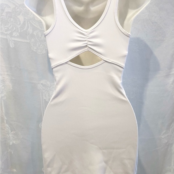 3 Pc HALARA Dress XS $50 YEAR OF OURS Shorts XS $84 Black Bra Top XS - Picture 5 of 16